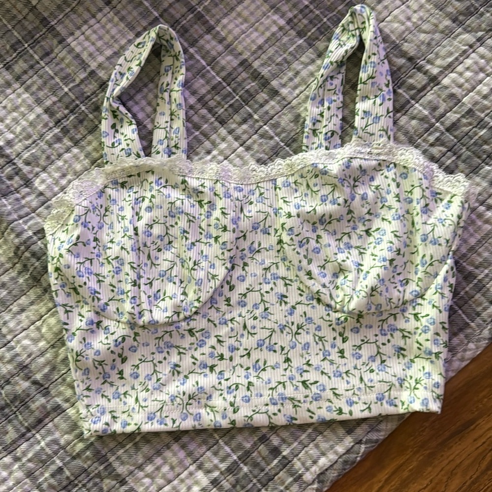 Flower crop top
